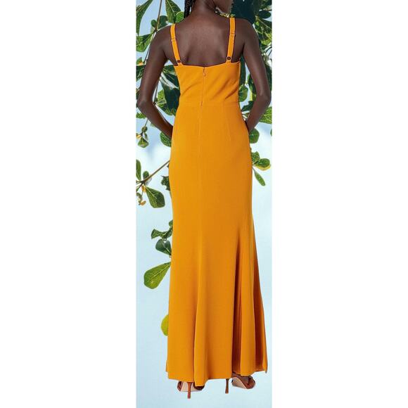 NWT - Dress the Population Brooke Sleeveless Cut-Out Long Gown Size: S - Picture 2 of 2